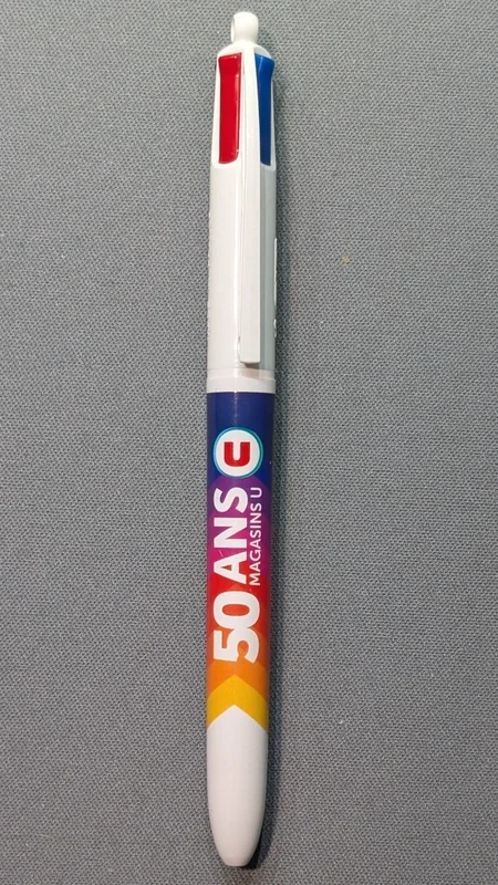 Stylo Bic 4 couleurs Magasins U 50 ans